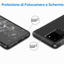 Carica l'immagine nel visualizzatore di Gallery, JETech Cover Slim per Samsung Galaxy S20 Ultra, Nero