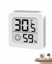 Carica l'immagine nel visualizzatore di Gallery, Termometro Digitale, Termometro Bianco 1 Pz, Alta Precisione LCD Grande, Monitoraggio Clima Stabile Ideale per Camera e 