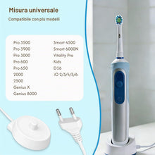 Carica l'immagine nel visualizzatore di Gallery, Caricatore induttivo per spazzolino elettrico, base di ricarica di ricambio 12 V, impermeabile, compatibile con iO 4 / i