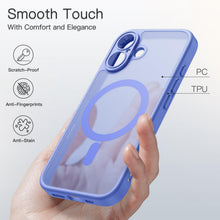 Carica l'immagine nel visualizzatore di Gallery, JETech Cover Magnetica Opaca per iPhone 16, Blu Oltremare