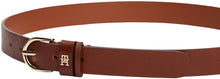 Carica l'immagine nel visualizzatore di Gallery, Tommy Hilfiger Donna Cintura Essential Effortless 2,5 cm Cintura in Pelle, Marrone (Winter Cognac), 70 cm