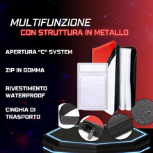 Carica l'immagine nel visualizzatore di Gallery, ProTecnika® Raccoglitore Professionale Carte Collezionabili 400 Carte con Custodia Carta Gradata Album Tasche per Figurine Foto Documenti capacità 50 fogli Idea Regalo