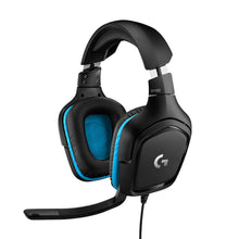 Carica l'immagine nel visualizzatore di Gallery, Logitech G G432 Cuffie Gaming Cablate, Audio Surround 7.1, DTS: x 2.0, Driver 50 mm, ‎Jack USB 3.5 mm, Microfono Flip-to-Mute, Leggere, PC/Mac/Xbox One/PS4/Nintendo ‎Switch, Nero/Blu