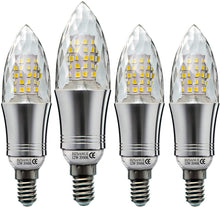 Carica l'immagine nel visualizzatore di Gallery, Lampadine LED E14 12W, Equivalente Lampadine Incandescenza 100W, 3500K Bianca Calda, 1350LM, Piccole Candela Vite Edison