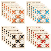 Carica l'immagine nel visualizzatore di Gallery, Ainiv Confezione da 24 Giochi in Legno del Tic-Tac-Toe