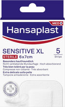 Carica l'immagine nel visualizzatore di Gallery, Hansaplast Sensitive Cerotti XL, 5 Pezzi