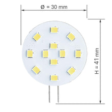 Carica l'immagine nel visualizzatore di Gallery, SEBSON Lampadina LED G4 2,5W Rotondo - Set da 4 - 200lm, Bianca Calda 2900K