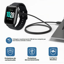 Carica l'immagine nel visualizzatore di Gallery, 50CM Caricatore Smartwatch Universale, 2 Pin 2,84mm Caricabatterie Smartwatch, Caricatore Magnetico, Cavo ricarica smart