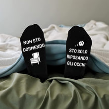 Carica l'immagine nel visualizzatore di Gallery, AONVEKI Calzini Uomo Divertenti 43-46, Regalo Natale e Compleanno per Papà, Nonno, Lui, Fidanzato