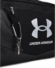 Carica l'immagine nel visualizzatore di Gallery, Under Armour Unisex Undeniable 5.0 Medium Duffle Bag - Black / Black / Metallic Silver - OSFM