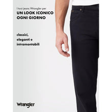 Carica l'immagine nel visualizzatore di Gallery, Wrangler Texas, Jeans Uomo, Black Overdye, 40W / 30L