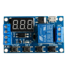 Carica l'immagine nel visualizzatore di Gallery, ARCELI store 6-30V Timer relè temporizzatore regolabile Modulo interruttore Tempo ritardo circuito stampato