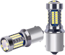 Carica l'immagine nel visualizzatore di Gallery, Bsxywa P21W LED 1156 Ba15s 12V 24V 6W Lampadine Super Bright, Bianca 6000K, Per Per Luce Di Retromarcia, Luci Posteriori, Luci Di Posizione, Luci Diurne. (2 Pezzi)