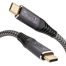 Carica l'immagine nel visualizzatore di Gallery, CAKOBLE Cavo 20 Gbps USB Type-C 3.2 Gen2, 100W 20V/5A Ricarica Rapida, Trasmissione Video 4K @ 60Hz Per Tablet, Hub, Tel