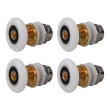 Carica l'immagine nel visualizzatore di Gallery, Qikuver 20mm Rotelle per la Porta Della Doccia, 4 Pezzi Rotelline per Rulli Box Doccia Ricambi per Porte Scorrevoli Docc