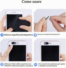 Carica l'immagine nel visualizzatore di Gallery, Webcam Cover,6 Pezzi Copri Webcam Slider Copertura Webcam,Cover per Webcam Ultrasottile per Laptop,iPad,MacBook,PC,Acces