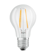 Carica l'immagine nel visualizzatore di Gallery, Osram LED Base Classic A Lampada, Attacco: E27, Bianco Caldo, 2700 Kelvin, 7 W, Ricambio per Lampadina da 60 W, Traspare