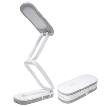 Carica l'immagine nel visualizzatore di Gallery, Lampada da Scrivania LED Touch Pieghevole e Ricaricabile – Lampada da Tavolo in ABS con 3 Intensità di Luce, Batteria 12