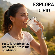 Carica l'immagine nel visualizzatore di Gallery, 320 Ml Bicchiere Portatile Pieghevole Da Viaggio Con Coperchio In Plastica, Bicchiere Pieghevole In Silicone Senza Bpa ，