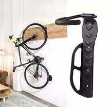 Carica l'immagine nel visualizzatore di Gallery, Bakaji Set 2 Staffe Ganci Porta Bicicletta Bici da Parete Muro Staffa Gancio Supporto Pieghevole in Gomma Salvaspazio pe