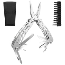 Carica l'immagine nel visualizzatore di Gallery, Gvolatee Pinza Multiuso 11 in 1, Pieghevole Multitool in Acciaio Inossidabile con Cacciavite Punte, Coltello Tascabile, 