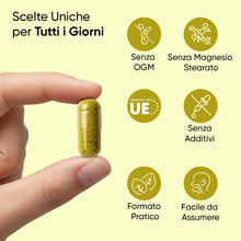 Carica l'immagine nel visualizzatore di Gallery, Berberina Vegana, 4 Mesi di Scorta, 1 Capsula al Giorno, Integratore Berberina 500 mg Pura 85%, 120 Capsule, Berberine Proveniente dalla Berberis Aristata, Senza Magnesio Stearato, Prodotto in Europa