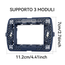 Carica l'immagine nel visualizzatore di Gallery, ClLlA Supporto in Plastica per Interruttori e Prese,Supporto compatibile Con Living Light e Living International, Suppor