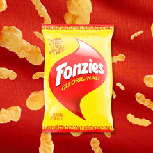 Carica l&#39;immagine nel visualizzatore di Gallery, Fonzies Gli Originali, Croccantini di Mais al Formaggio, Cotti al Forno, 188g (multipack 8 bustine da 23,5g)