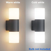 Carica l'immagine nel visualizzatore di Gallery, Klighten Applique da Esterno/Interno E27, Antracite, Lampadina non Inclusa
