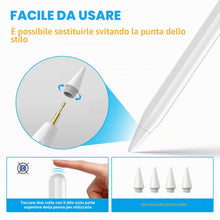 Carica l'immagine nel visualizzatore di Gallery, Penna stilo per iPad (2018-2026), Ricarica rapida, Precisione pixel