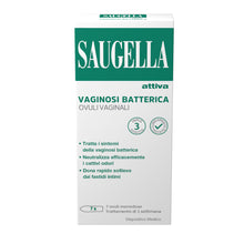 Carica l'immagine nel visualizzatore di Gallery, Saugella Attiva Vaginosi Batterica, Ovuli Vaginali, 7 Ovuli Monodose