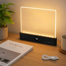 Carica l'immagine nel visualizzatore di Gallery, Lampada Libro Piatta LED Ricaricabile USB-C, Luce per Libri con 3 Colori e Luminosità Regolabile, Lampada da Lettura con