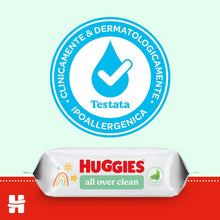 Carica l'immagine nel visualizzatore di Gallery, Huggies Everyday, Salviette neonato, 560 Salviette umidificate, 99% acqua pura, Salviettine con 65% fibre assorbenti nat
