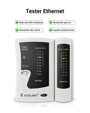 Carica l'immagine nel visualizzatore di Gallery, VCELINK Tester Cavi di Rete, Grigio, 1 Set
