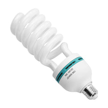 Carica l'immagine nel visualizzatore di Gallery, Lampada fotografica 135 W 220 V 5500 K CRI90 luce diurna, lampada a spirale a risparmio energetico E27 lampadina per stu