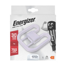 Carica l'immagine nel visualizzatore di Gallery, Energizer Lampadina LED 2D GR8 a 2 pin, 7 W = 16 W, 750 lumen, 4000 K bianco freddo, durata 30 anni