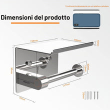 Carica l'immagine nel visualizzatore di Gallery, Ibergrif MK34053 Portarotolo adesivo senza coperchio
