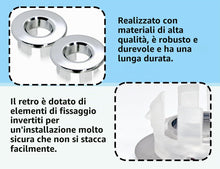 Carica l'immagine nel visualizzatore di Gallery, KAPSING Confezione da 2 coperchi per troppopieno per lavello, coperchi per troppopieno per lavello da cucina rotondi in 