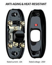Carica l'immagine nel visualizzatore di Gallery, Greluma 3 Pz Interruttore in linea 250 V 10 A, interruttore per apparecchi a cavo con indicatore LED, pulsante on/off pe