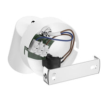 Carica l'immagine nel visualizzatore di Gallery, ledscom.de Lampada da parete WAIKA, interruttore, bianco opaco, rotonda, 1x GU10 max. 60W
