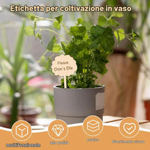 Carica l'immagine nel visualizzatore di Gallery, Set di 30 Etichette per Piante in Legno - Cartellini per Orto e Giardino con Pennarello - Segnapante in Legno Naturale a