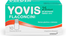 Carica l'immagine nel visualizzatore di Gallery, YOVIS Flaconcini, Probiotici per il Benessere Intestinale, 25 Miliardi di Fermenti Lattici Vivi, Senza Glutine e Lattosio, 10 Flaconcini da 10ml