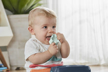 Carica l'immagine nel visualizzatore di Gallery, Fisher-Price - Blocchi Assortiti Cerbiatto blu, Set di 10 Blocchi da Impilare e Identificare per Neonati dai 6 Mesi in su, Giocattolo per Bambini 6+ Mesi, HJP20 [Esclusivo Amazon]