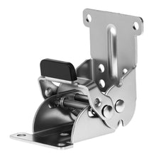 Carica l'immagine nel visualizzatore di Gallery, QWORK® 4 Pezzi Staffe per Tavoli Pieghevoli, Cerniera Autobloccante in Acciaio Zincato con 40 Viti - Argento