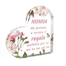 Carica l'immagine nel visualizzatore di Gallery, Regalo Nonni,Festa Dei Nonni Idee Regalo,Regalo Nonna,Nonna Idee Regalo,Ornamento In Acrilico 12*12 Cm,Regali Per Nonna,Regali Per La Nonna,Nonni Idee Regalo,Regalo Festa Dei Nonni,Regalo Nonna Natale