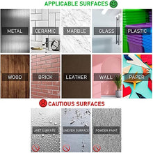 Carica l&#39;immagine nel visualizzatore di Gallery, SJ3560 Dual Lock, Sistema di fissaggio richiudibile Trasparente, Chiusura a Pressione, prodotto altamente adesivo per Auto, Dashcam, Go Pro, Supporto Pagamento pedaggio, Fai da te (25,4 mm x 1 m)