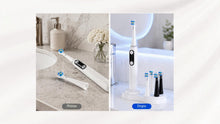 Carica l'immagine nel visualizzatore di Gallery, 8 Testine di Ricambio Compatibili con Oral-B iO Serie 2 3 4 5 6 7 8 9 10 + 8 Cappucci + Porta Testine con vano Spazzolin