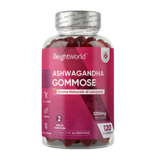 Carica l'immagine nel visualizzatore di Gallery, Ashwagandha Gommose 1200mg, 120 Caramelle Vegane (2 Mesi di Fornitura)