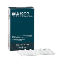 Carica l'immagine nel visualizzatore di Gallery, BIOS LINE Principium B12 1000 Sublinguale, Vitamina B12 contro Stanchezza e Affaticamento, Integratore Sistema Immunitar