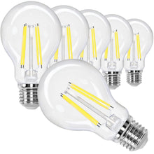 Carica l'immagine nel visualizzatore di Gallery, 12V LED E27 Lampadina a Vite,6W Bassa Tensione Bianca Fredda 5000K,A60 6W E27 Lampadine AC/DC 12-24V Retrò E27 Luci LED 